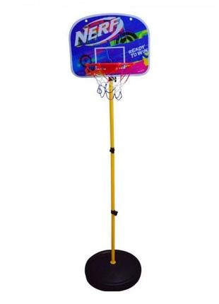 Баскетбольный набор toycloud "nerf" мяч, корзина, насос nf7072 фото