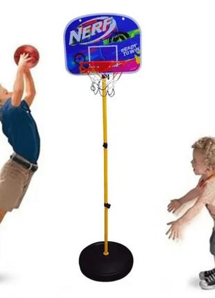 Баскетбольный набор toycloud "nerf" мяч, корзина, насос nf7076 фото