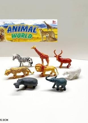 Фигурки животных toycloud саванна, 8 штук 2065b