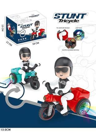 Мотоцикл музыкальный toycloud "stunt tricycle" cq-668