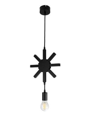 Люстра підвісна металева виробництво sirius pr 1034/1 чорний
