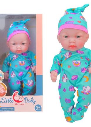 Пупс toycloud "little baby" в шапочке и бодике ad12308-c7