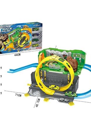Трек арт. 8088 (24 шт./2)+4 машинки, короб. 44*23*9,3см