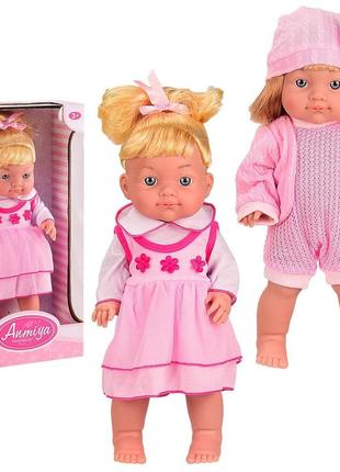 Лялька toycloud "anmiya" у рожевому костюмчику (35 см) 66813c/d