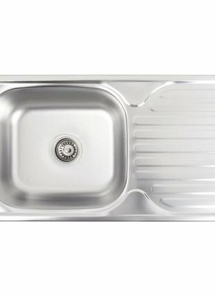 Кухонна мийка з нержавіючої сталі platinum сатин 7642 (0,8/180 мм)