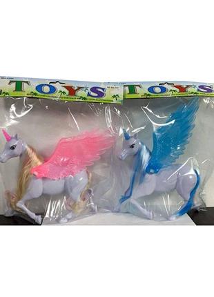 Лошадь для кукол star toys единорог, 2 вида 686-777