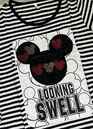 Мини платье в полоску 2