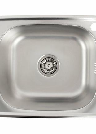 Кухонна мийка з нержавіючої сталі platinum 4842 декор (0,6/160 мм)