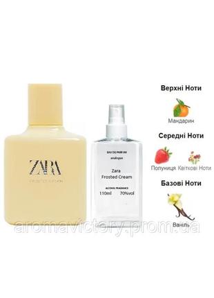 Zara frosted creame 110 мл - духи для жінок (зара фростед крем) дуже стійка парфумерія
