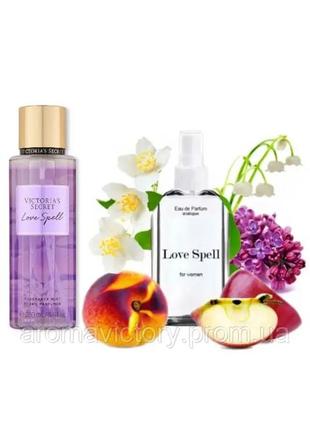 Victoria's secret love spell 110 мл - духи для жінок (вікторія сікрет лав спел) дуже стійка парфумерія