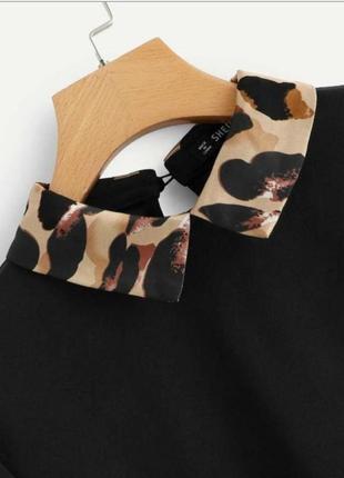 Блуза рубашка блузка лего леопардовый принт3 фото