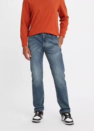 Чоловічі джинси levi's 505 regular fit stretch розмір 36w×32 l