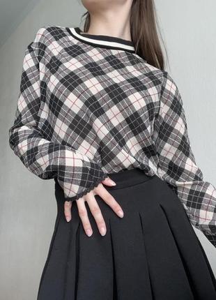 Шовкова блуза preppy korean