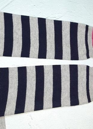 🎁1+1=3 стильний сіро-рожевий жіночий светр в смужку з зіркою debenhams, розмір 44 - 464 фото