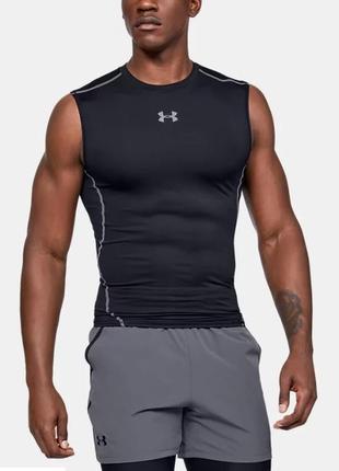 Футболка, компрессионка under armour sleeveless compression shirt heatgear