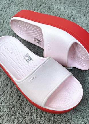 Жіночі крокси crocs crocband platform slide усі розміри у наявності хіт продажів