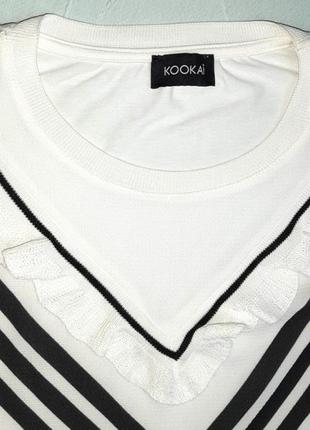 🎁1+1=3** фирменная белая блуза блузка kookai, размер 46 - 484 фото