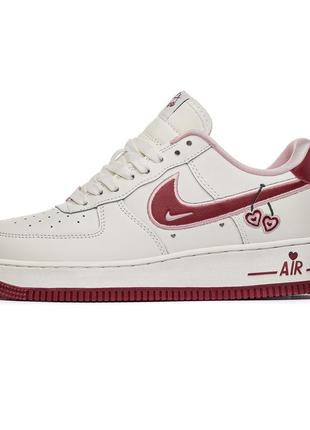 Кросівки nike air force 1 low valentine's day cherry