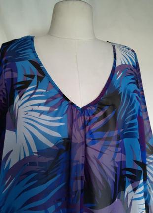 Женская летняя пляжная блуза блузка туника4 фото