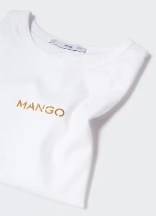 Футболка, футболка лого, футболка с логотипом, футболка с лого mango6 фото