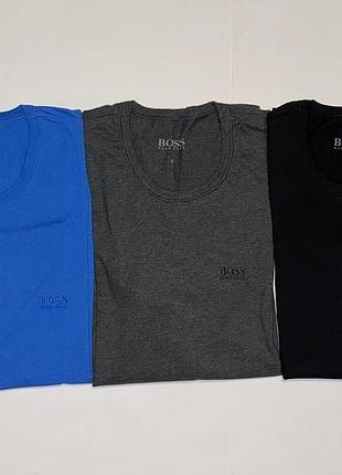 Базовые футболки hugo boss t-shirt rn 3p co