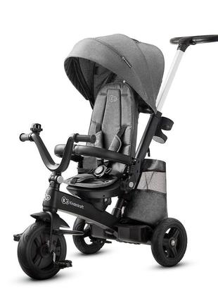 Велосипед триколісний kiderkraft easytwist platinum grey