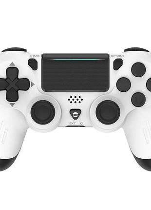 Бездротовий контролер data frog для ps4/ps4 slim/ps4 pro, пк, android, білий