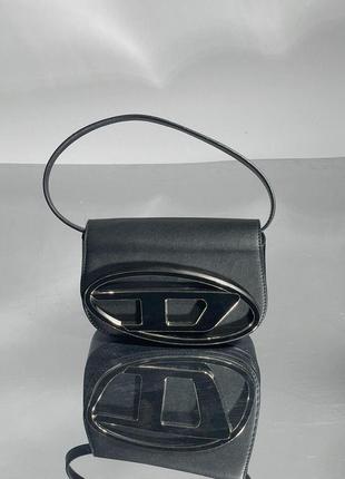 Сумка diesel 1dr iconic shoulder bag black4 фото