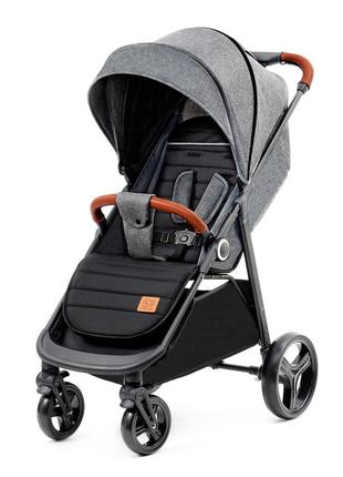 Прогулянкова коляска kinderkraft grande plus grey