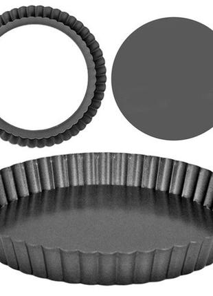 Форма кругла для випікання stenson шарлотка mh-4446-23 23х2.5 см