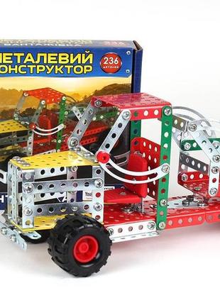 Металлический конструктор "технок" грузовик, 236 деталей 4883