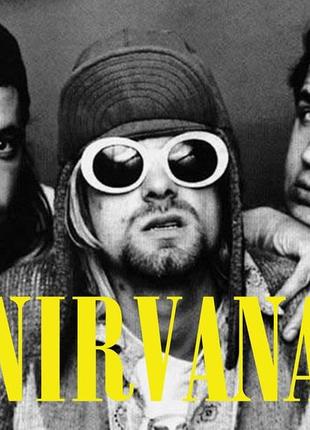 Плакат nirvana / постер нирвана (очки) 44.5х31.5 см.