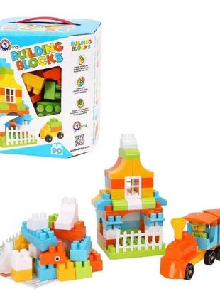 Конструктор "building blocks" (90 дет.) у кор., технок 20*19*19см/4/