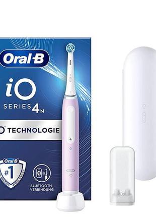 Электрическая зубная щетка oral-b io series 4n iog4-1a6-1dk-lavender лавандовая
