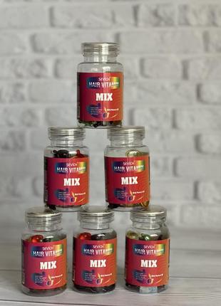 Вітаміни для волосся мікс sevich hair vitamin mix, 30 шт.2 фото