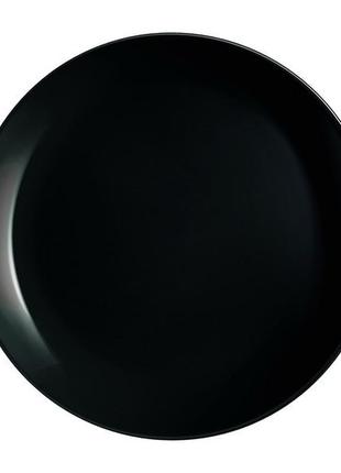 Тарілка обідня luminarc diwali black p0867 25 см