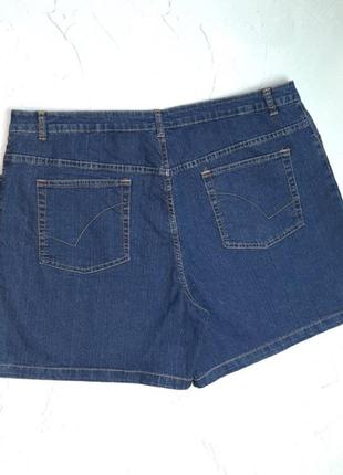 🎁1+1=3** фирменные джинсовые джинсовые шорты высокая посадка bonmarche, размер 58 - 602 фото