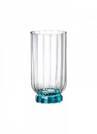 Склянка висока bormioli rocco florian beverage lucent bluе 199422-bcg-021990 430 мл