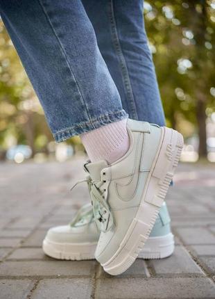 Жіночі кросівки nike air force 1 pixel ghost aqua | smb