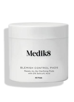 Пады с салициловой кислотой medik8 blemish control pads