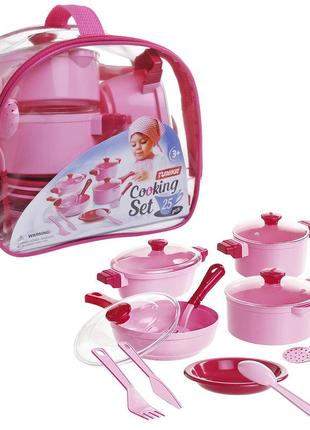 Набір посуду cooking set (25 pcs.) рож. юніка  /20/