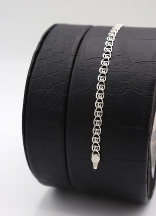 Срібний браслет "лав"  срібло 925° (біле срібло)