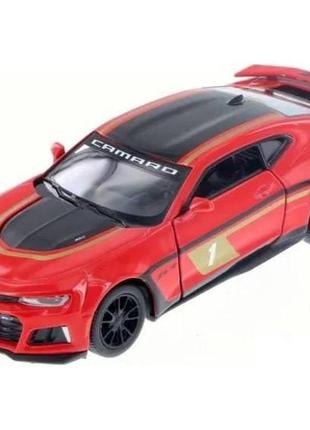 Модель легкова chevrolet camaro zl1 2017 5'' kt5399fw метал.інерц.відкр.дв.4кол.кор./96/