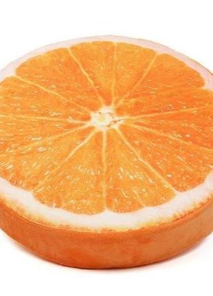 Подушка декоративна апельсин, d40 см