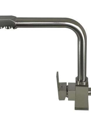 Смеситель для кухни под осмос globus lux lazer gllr-0100-8-ststeel