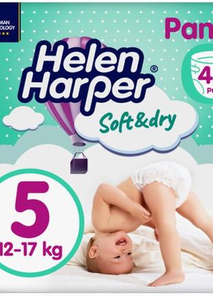 Подгузники helen harper soft&dry junior размер 5 (12-17 кг) 40 шт (5411416031741) (271442)