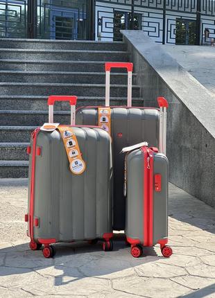 Полипропилен mcs большой чемодан дорожный l на колесах турция 110 литров2 фото