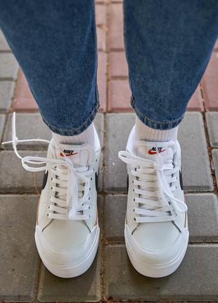 Жіночі кросівки nike court legacy lift white | smb4 фото