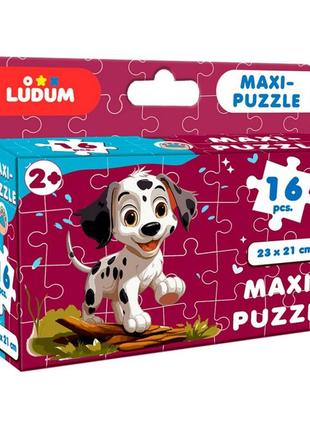 Пазл дитячий maxi-puzzle песик 2 me5032-07, 16 елементів