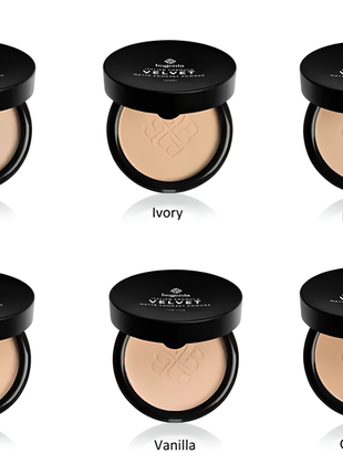 Пудра компактная для лица bogenia velvet matte powder каталог